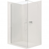 CERANO - Sprchová zástena Walk-in Onyx Ľ/P - guľatá vzpera - chróm, transparentné sklo - 60x200 cm, CER-CER-DY101-60-200