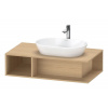DURAVIT D-Neo závesná skrinka pod umývadlo na dosku, 1 otvorená priehrada vľavo, 1000 x 550 x 260 mm, dub prírodný, DE495903030