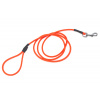 Firedog BioThane Vodítko guľaté 8 mm 1,2 m s rúčkou oranžové