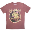 Tričko Def Leppard - Love Bites, Unisex,Červená,S