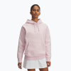 Dámská mikina Under Armour Rival Fleece Hoodie prime pink light heather/prime pink