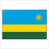 Magnetka vlajka Rwanda