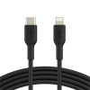 BELKIN kabel USB - C - Lightning, 1m, černý CAA003bt1MBK