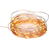 ACA Lighting LED dekoračná reťaz 10m 100LED WW 8 funkcií s adaptérom zlatá meď X01100132