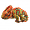 Prstový maňásek - Malinká stvoření - Chameleon - oranžový (Little Creatures – Chameleon (Orange) Finger Puppet 17 cm)