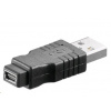 PREMIUMCORD Redukcia USB 2.0 A - MINI-B 5 PIN (M/F) kur-10 PremiumCord