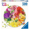 RAVENSBURGER Kulaté Kruh barev: Ovoce a zelenina 500 dielov
