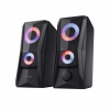 TRUST reproduktory GXT 606 Javv RGB-Illuminated 2.0 Speaker Set, černá (25108)
