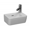 Laufen Pro - Umývadielko, 360 mm x 250 mm, 1 otvor na batériu vpravo, s LCC, biela H8169554001061