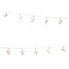 DecoKing Svetelná reťaz na fotografie TREE so stromčekmi biely