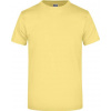DAIBER JN 02 / Pánske tričko z ťažkej bavlny - light yellow S