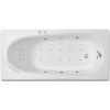 Arttec ARTTEC Rhey FLAT 190 x 80 cm obdĺžniková hydromasážna akrylátová vaňa Biela PAN04369