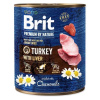 BRIT Dog Premium by Nature Turkey with Liver konzerva 800g