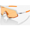 Okuliare 100% GLENDALE Soft Tact Oxyfire White - Tomel Lens (oranžové sklo) (NOVINKA 2021)