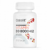 Výživový doplnok OstroVit Vitamín D3 8000 + K2 60 tabliet