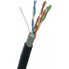 DATACOM UTP drát CAT5E PVC+PE,Fca 305m cívka černý 2-OUTDOOR 1104