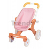Kočík športový s otočnými kolieskami Pop Pushchair Soft Baby Nurse Smoby s textilným poťahom pre 42 cm bábiku výška rúčky 53 cm od 18 mes
