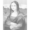 ZUTY Bodkovanie - ROZPRÁVKOVÁ MONA LISA - INŠPIRÁCIA DAVINCI Rámovanie: bez rámu a bez vypnutia plátna, Rozmer: 80x100 cm