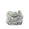 dámska kožušinová kabelka Líška grey