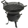 Prenosný liatinový gril na drevené uhlie Cattara KETTLE, 35 cm