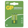 Zinko-chloridová batéria GP Greencell 6F22 (9V) 1ks v blistri