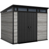 KETER PENT 9x7 SIGNATURE Storm Grey (263852) - plastový záhradný domček (+ predĺžená 10-ročná záruka)