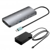 i-tec USB-C Metal Nano 3x Display Dock, 2x HDMI 1x USB-C video, PD 140W + Universal Charger 140W/ PN:C31NANOTRIPLED140