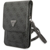 Guess PU 4G Triangle Logo Phone Bag čierny