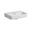 Geberit Selnova Compact - Umývadielko 55x37 cm, s 1 otvorom na batériu, s prepadom, biela 501.509.00.7