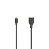 HAMA Micro-USB-OTG kábel Flexi-Slim, USB 2.0, 480 Mbit/s, 0,15 m - 00200613