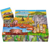 Drevené puzzle kocky Picture Cube Eichhorn 12 kociek so 6 motívmi zvieratiek