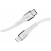 Intenso USB kabel USB 2.0 USB-C ® zástrčka, Apple Lightning konektor 1.50 m bílá látkový potah 7902002
