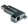 Verbatim Dual QuickStick USB kľúč 1 TB USB Type-A / USB Type-C 3.2 Gen 1 (3.1 Gen 1) Šedá (32043)