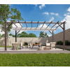 Paragon Outdoor Florence 1116 hliníková pergola, tmavohnedá/biela 350 x 505 x 236 cm