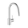 Kuchynská batéria so sprškou GROHE Eurosmart Cosmopolitan chrómová 31481001