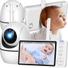 ELEKTRONICKÁ PESTÚNKA S OTOČNOU KAMEROU BABY MONITOR LCD DISPLEJ 5