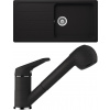Set Schock S23-2 (dřez Formhaus D-100L Onyx + baterie Cosmo.120 Onyx)