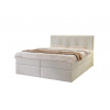 Čalúnená boxspring posteľ DEAN - krémová Rozmer: 180x200