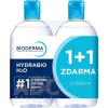 LABORATOIRE BIODERMA BIODERMA Hydrabio H2O FESTIVAL micelárna pleťová voda 2x500 ml (1+1 zdarma), 1x1 set