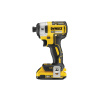 DEWALT Akumulátorový rázový uťahovák 18 V bez uhlíkovej kefky (2 x 2,0 Ah batéria + nabíjačka) DCF887D2
