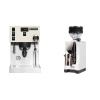 Rancilio Silvia PRO X, bílá + Eureka Mignon Zero, CR white