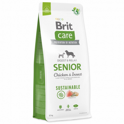 Brit Krmivo Care Dog Sustainable Senior Chicken & Insect 12kg