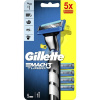 Gillette Mach3 Turbo holiaci strojček + hlavica 5 ks