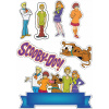 CUKROVÁ TLAČ jedlý obrázok na tortu Cukrová hmota SCOOBY DOO NARODENINOVÁ SADA #1
