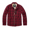 Bunda Brandit Classic Sherpa - červená-čierna, XXL