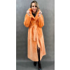 Max Original Leather Kabát z umelej kožušiny JH-905 orange (38/M) - Orange - 38/M