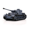 Torro RC tank Pz.Kpfw IV Ausf.F2 sivý 1/16 BB+IR PRO
