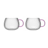 Vialli Design - Tulip Set 2 šálok s ružovými rúčkami 350 ml