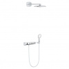 Sprchový termostatický systém Grohe SmartControl, nástenný/montovaný, mesačne biely 26443LS0