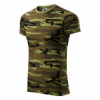 MALFINI CAMOUFLAGE 144 Tričko unisex 1443412 XS 34 camouflage green